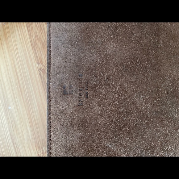 Vintage Kate Spade handbag. Brown suede. - Picture 3 of 12